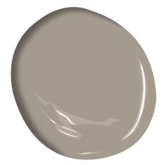 a white paint color with an oval shape on the top and bottom, it's light gray