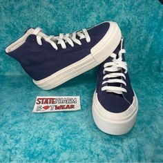 Brand New Converse Ctas Cruise Hi ‘Navy Blue’. Size 10 In Men’s. No Box. These Will Ship Same/Next Day Depending On Time Of Purchase. Casual Navy High-top Sneakers With Rubber Sole, Blue High-top Canvas Shoes With Rubber Sole, Blue Casual High-top Sneakers With Vulcanized Sole, Blue Mid-top Converse Canvas Shoes, Casual Blue High-top Sneakers With Vulcanized Sole, Blue Mid-top Canvas Shoes With Rubber Sole, Sporty Navy High-top Canvas Shoes, Blue Lace-up High-top Sneakers With Vulcanized Sole, Sporty Blue Canvas Shoes With Speckled Midsole