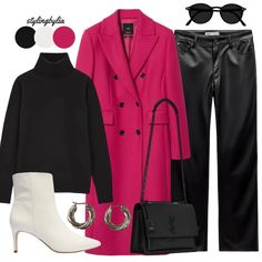 Fushia Outfit, Meeting Outfit, Bright Winter, Smart Casual Outfit, Outfit Winter, Cold Weather Outfits, Classic Outfits, Royal Fashion, Business Outfits