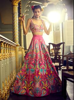 Aisha Rao Lehenga, Pink Lehenga Blouse, Zardosi Lehenga, Contemporary Lehenga, Aisha Rao, Bride Lehenga, Heavy Lehenga, Lehenga Bridal, Haldi Outfits