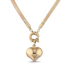 "\"Sailor Lock Heart Charm Necklace | 14k Gold Hollow Snake Chain Necklace Fine Jewelry | Puffed Heart Pendant | Gift for Her\" * Material: 14k Solid Gold * Weight: 7,96gram -%10 due to size) Contact me if you are unsure about length. ∙ P R O D U C T I O N ∙ * All of my products are handmade and crafted with care and love:) * All of my products are SOLID GOLD, no gold fill, no gold coating. Also there are no other metals used so all items are hypoallergenic. * Raw materials are coming from histo Rose Gold Heart Charm Necklace For Valentine's Day, Valentine's Day Rose Gold Chain Necklace With Heart Charm, Rose Gold Heart Chain Necklace For Valentine's Day, Heart Shaped Rose Gold Chain Necklace For Valentine's Day, Heart-shaped Rose Gold Chain Necklace For Valentine's Day, Yellow Gold Heart Chain Necklace With Lobster Clasp, Heart-shaped Tarnish Resistant Chain Necklace For Valentine's Day, Tarnish Resistant Heart Chain Necklace For Valentine's Day, Gold-tone Heart Pendant Necklace For Valentine's Day