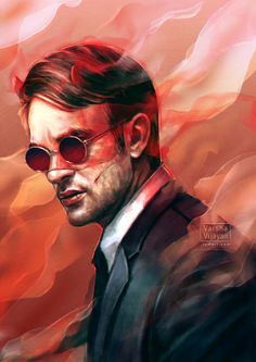 Matt Murdock Fanart, Mat Murdock, Marvel Defenders, Ben Oliver, Daredevil Comic