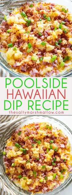 this is an easy recipe to make for poolside hawaiian dip