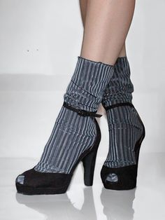 GREY Striped VELVET Ankle Socks Retro Velvet Dress Socks for Heels or Ankle Boots Vintage Wedding Socks 1950s Summer Socks - Etsy Bridal Socks, Heels With Socks, Sock Boots Outfit, 1950s Summer, Tulle Fashion, Tulle Socks, Summer Socks, Luanna Perez, Sock Gift