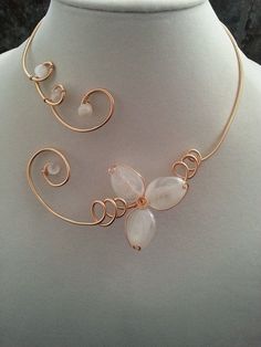 Handmade Wedding Jewellery, Jewelry Making Classes, Wire Jewelry Making, Wire Jewelry Tutorial, Prom Jewelry, Wire Necklace