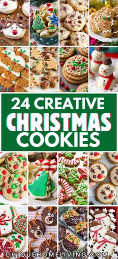 24 creative christmas cookies collages