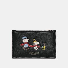 COACH® | Coach X Peanuts Zip Card Case With Snoopy Motif Snoopy Items, Snoopy Gifts, Snoop Dog, The Peanuts, Cute Wallets, Coach Outlet, Pretty Bags, Our Legacy, Cute Little Things