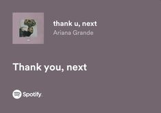 the words thank you, next are written in black and white