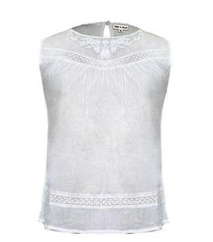 Ribbon Heart Women's Sleeveless Top with Embroidery & Crochet Trim, 52789 Sleeveless Tank Top With Lace Patchwork, Bohemian Sleeveless Tops With Lace Patchwork, Casual Lace Patchwork Sleeveless Tank Top, White Lace Patchwork Sleeveless Tank Top, White Sleeveless Tank Top With Lace Patchwork, Casual Embroidered Top With Lace Trim For Summer, Cotton Tank Tops With Crochet Trim, Cotton Crochet Trim Tank Top, Cotton Lace Top Tank Top