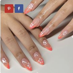 Island Inspired Nails, Hibiscus Nail Design, Summer Nails Hibiscus, Island Nails Tropical, Island Vacation Nails, Nails Hibiscus, Hibiscus Nail Art, Hibiscus Nails, Island Nails