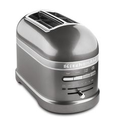 a kitchen aid toaster is shown on a white background