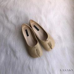 Lasaky - Popular Split-Toe Pigskin Loafers Flat Shoes Lazy Half Slippers Loafers Single Shoes Ninja Shoes, Trotters Shoes, Half Slippers, White Slippers, Toe Slippers, Comfy Flats, Black Slippers, Leopard Flats, Red Flats