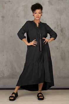 The Black Oversized shirt dress is our favorite weekender. this Plus size maxi dress featuring an oversized relaxed fit, two side pockets and 7/8 sleeves. The Black cotton tunic dress is made from cotton, that is versatile for any occasion! This plus size clothing is designed to be comfortable and not troublesome to wear. After wearing this Black long sleeve shirt dress, you will love it even more. This Oversized shirt dress is designed to flatter every body type and fit numerous occasions. When Casual Cotton Dress, White Summer Shirt, Oversize Dress, Cotton Tunic Dress, Shirt Dress Black, Women Cotton Dress, Long Sleeve Boho Dress, Plus Size Maxi Dress, Black Cotton Dresses