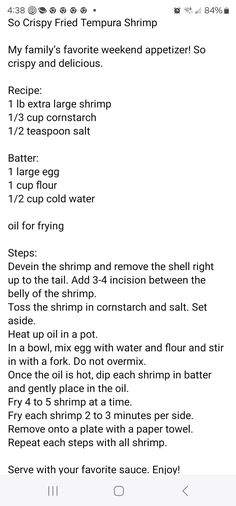 the menu for an app with instructions to make it look like they're cooking