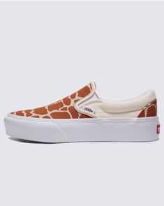 Customs Slip-On Platform Shoe Customised Vans, Platform Vans, Vans Store, Platform Shoe, Van Doren, Vans Logo, Custom Vans, Vans Shop, How To Make Shoes