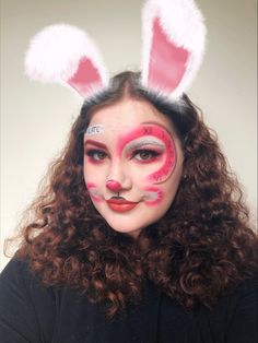 Rabbit Makeup, Face Painting Designs, Bunny Face, Painting Designs, Easter Ideas