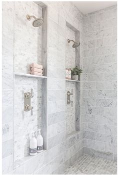 the instagram page on instagram shows an image of a bathroom with marble walls and floor