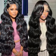 Product Details: Wig Type 13x4 Lace Frontal Wig Material 100% Human Hair, Last for 1+ years Texture Body Wave Density 200% or 250% Color Natural Black Lace Transparent Lace or HD Lace Cap Size Standard Medium Size (S or L size custom pls contact customer service) Features Pre-plukced Hairline, Pre-bleached Knots Handling Time Ship within 24 hours after payment Delivery Time 3-5 Business Days Free Shipping Return Policy Free Return within 30 Days Wig Material, Hd Lace Frontal, Hot Hair Styles, Body Wave Wig, Lace Caps, Frontal Wig, Human Hair Wig, Long Wigs, Hd Lace