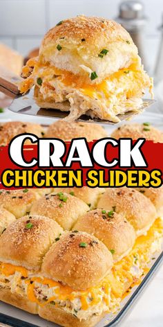 Slider Sandwiches, Chicken Sliders, Salad Pasta, Slider Recipes, Ranch Seasoning, Football Food, Chicken Dishes Recipes