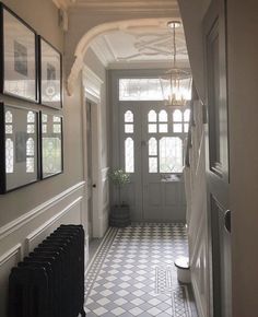 the hallway is clean and ready to be used for guests on their own house tour