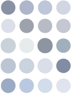 gray and white circles are arranged in the shape of a circle on a white background