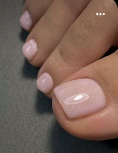 nail designs ombre nail designs gel polish Nails Bridesmaid, Nails For Bride, Gel Toe Nails, Wedding Nails Glitter, Milky Nails, Toe Nail Color, Pretty Toe Nails, Cute Toe Nails, Summer Toe Nails