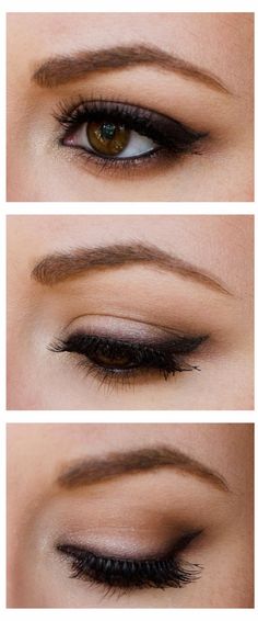 Glamorcast | Makeup - Beauty - Fashion: Smokey black/brown liner Berry Tones, Brown Liner, Eyeshadow Collection, Diy Denim, Eyeliner Tutorial, Denim Diy, Natural Makeup Looks, Diy Makeup