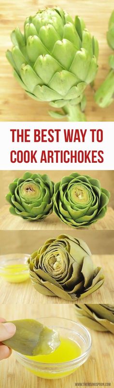 the best way to cook artichokes