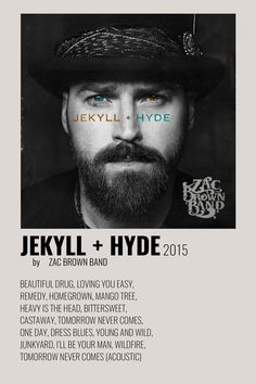 the poster for jekyll hyde's upcoming album