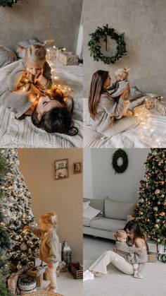 Christmas Indoor Photoshoot, Christmas Studio, Christmas Family Photoshoot, Photo Backdrop Christmas, Winter Family Photos, Baby Christmas Photos, Family Christmas Pictures, Christmas Decor Inspiration, Christmas Photoshoot