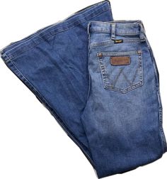 Wrangler Jeans, Bell Bottoms, Color Blue, Wide Leg, Super Cute, Collage, Pins, Women Shopping, Blue