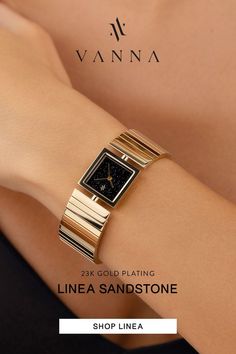 The Sandstone captivates the eye, perfectly fusing the watch with a bracelet Easily elevate your date-night look or transform your loungewear to casual chic. Sandstone is an Earth energy stone. A rejuvenating stone that helps you feel recharged and alive because it connects you with the energy of the cosmos- The perfect Christmas gift or birthday gift. Earth Energy, Energy Stones, Women's Watch, Night Looks, Perfect Christmas Gifts, Steel Bracelet, Perfect Christmas, The Eye, Stainless Steel Bracelet