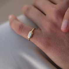 A dainty pinky ring for men and women in 14k yellow, white or rose solid gold.   Minimalistic 14k Solid gold ring in Matt finish. This ring will be especially beautiful as a pinky ring will look great on any finger you choose to wear it.   This ring is simple and elegant. It can be stackable with other rings or worn by itself. #signetring #goldring #studiounkiya Pinky Ring For Women, Pinky Rings For Women, Signet Ring Women, Stacked Rings, Signet Rings Women, Gold Pinky Ring, Mens Pinky Ring, Hanging Jewelry Organizer, Dainty Gold Rings