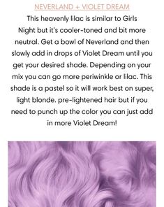 Combining Arctic Fox hair dyes for a lavender hair color. Arctic Fox Neverland, Arctic Fox Violet Dream, Boxed Hair Color, Hair Dye Brands