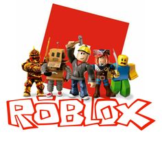 an image of robbox characters with the word robbox in red and white letters