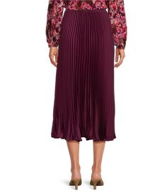 Lucy Paris Talia Pleated Midi Skirt | Dillard's Pleated Midi Skirt, Dillard's, Clothing Accessories, Midi Skirt, Paris, Skirt, Clothes