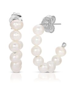 Product Details 3mm white freshwater Pearls. Safe for sensitive skin. All metal components are 14k Gold Filled or Sterling Silver. Fine Silver Jewelry, Gold Bond, White Freshwater Pearl, Pure Silver, Pearl White, Freshwater Pearls, Sensitive Skin, Gemstone Jewelry, Solid Gold