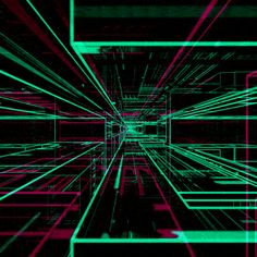 an abstract background with lines and rectangles in green, pink and black colors