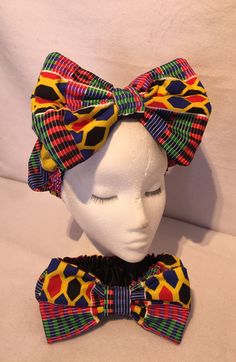 Everything @mamaafricaboutiq is handmade by me. 🙂 Ready made headband bow, ready to be worn in a flash. Ankara head bands with a large bow are a great gift for her. You will be spoilt for choice as l have four fabric options available. ️ All four fabrics of the bow head bands come in kids sizes too. These are a Perfect gift for mums and daughters. Kids sizes 14-18 inches and adults 21-28 inches. 🧚🏽 🧶 Fabric- African Ankara fabric, silk lining, 100% cotton and elastic. This head band is handm Ankara Head Band Styles, Ankara Hair Band Styles, Handmade Multicolor Adjustable Headwrap, Adjustable Handmade Multicolor Headwrap, Adjustable Multicolor Handmade Headwrap, Traditional Multicolor Headwrap With Matching Headband, Handmade Adjustable Turban Headband, Handmade Multicolor Headband Headpieces, Bow Tie Headband As A Gift