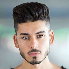 Pompadour Undercut One Sided Hairstyle, Sided Hairstyle, Diamond Face Shape Hairstyles, Hairstyle Magazine, Mid Skin Fade, Comb Over Fade