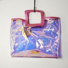 Juicy Couture Iridescent Pink Bag. Never Used. Cross Posted. Trendy Iridescent Bags, Trendy Iridescent Party Bag, Iridescent Trendy Bag For Everyday Use, Trendy Iridescent Bag For Everyday Use, Trendy Iridescent Bags For Everyday Use, Iridescent Rectangular Shoulder Bag For Party, Iridescent Rectangular Shopping Bag, Juicy Couture Bags, Couture Bags