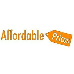 an orange arrow pointing to the word,'affordable prices'on a white background