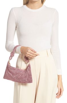 Sparkle and shine with this slim shoulder bag crafted from mesh metal that's the perfect size for holding just the essentials. Synthetic Imported Shell Pink, The Cult, Synthetic Materials, Cult Gaia, Sparkle And Shine, Bell Sleeve Top, Shoulder Strap, Sparkle, Nordstrom