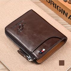 Block 13, Leather Business Card Holder, Rfid Blocking Wallet, Card Holder Case, Luxury Wallet, Short Wallet, Card Bag, Magnetism, Stay True