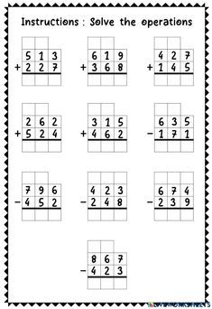 Addition and subtraction 3 digit worksheet Grade 3 Math Worksheets Addition And Subtraction, Addition Subtraction Worksheets Grade 2, Grade 3 Addition And Subtraction, Grade 2 Math Worksheets Addition And Subtraction, Worksheet For Grade 3 Mathematics, Teaching Multiplication 2nd, Addition And Subtraction 3rd Grade, Addition For Grade 2 Activities, Math Worksheets For Grade 2 Student