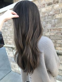 Neutral Ashy Brown Hair, Soft Mushroom Brown Hair, Medium Ash Brown Balayage, Medium Brown Highlights On Dark Hair, Brunette Babylights Ash Brown, Very Subtle Highlights Brunettes, Mushroom Brown Balayage On Dark Hair, Subtle Cool Brown Balayage, Medium Hair With Highlights