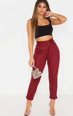 Peg Leg Trousers, Tombstone Arizona, Peg Leg, Sofia Jamora, Cheap Pants, Strong Girl, Croc Print, Weekend Wardrobe, Strong Girls