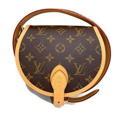 Louis Vuitton Tan Blanc Monogram Shoulder Bag Gold Brand: Louis Vuitton Color: Monogram (Gold Hardware) Material: Monogram Size: Approx. W17.5 X H15.5 X D8cm / Shoulder Length Approx. 94cm - 112cm Luxury Saddle Bag With Leather Trim, Tan Monogram Canvas Shoulder Bag With Gold-tone Hardware, Luxury Tan Monogram Print Shoulder Bag, Brown Crossbody Shoulder Bag With Gold-tone Logo, Brown Monogram Shoulder Bag, Brown Louis Vuitton Bag, Shoulder Bag Brown, Bags Louis Vuitton, Tambourine