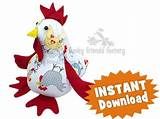 an inflatable chicken sitting on top of a white background with the words instant printable