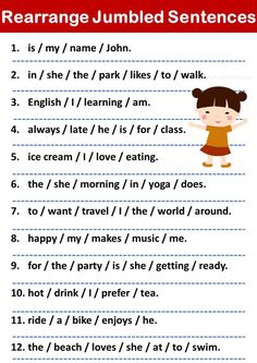 an english worksheet with words and pictures for children to learn in the classroom